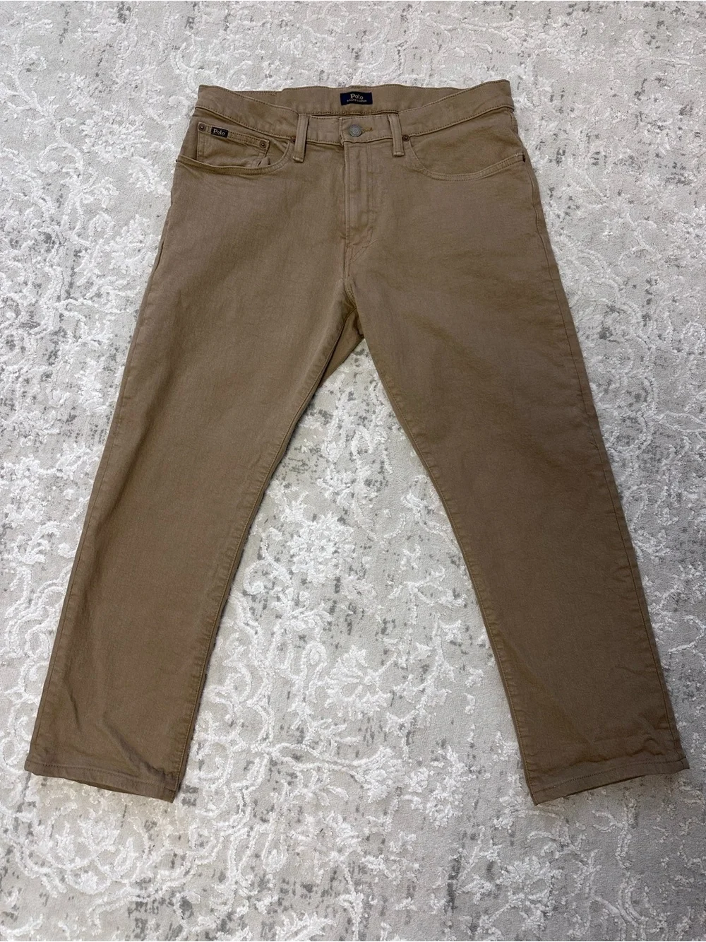 Men’s Polo Ralph Lauren Tan Straight Leg Pants Size 33x30